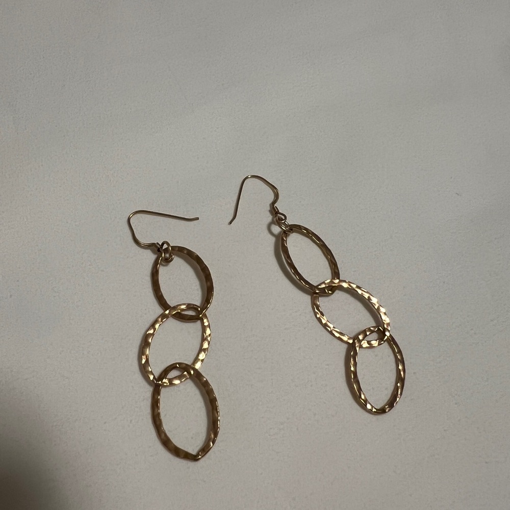 Elegant Gold Dangle Earrings